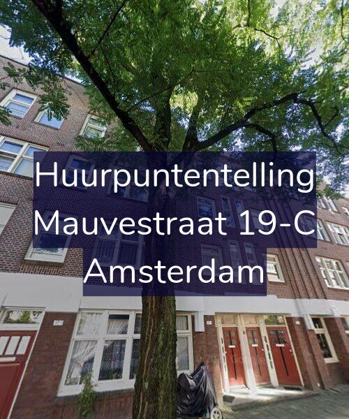 Foto gevel Huurpuntentelling voor Mauvestraat 19-C, Amsterdam