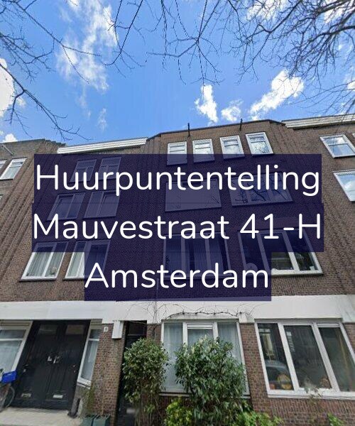 Foto gevel Huurpuntentelling voor Mauvestraat 41-H, Amsterdam