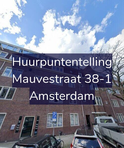 Foto gevel Huurpuntentelling voor Mauvestraat 38-1, Amsterdam