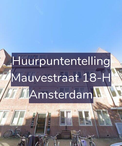 Foto gevel Huurpuntentelling voor Mauvestraat 18-H, Amsterdam