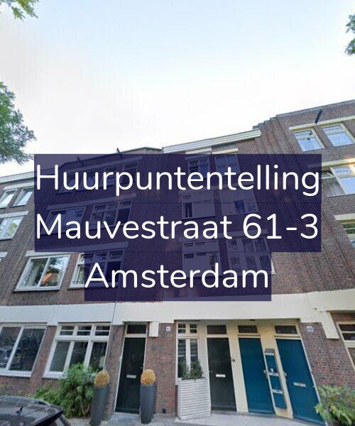 Foto gevel Huurpuntentelling voor Mauvestraat 61-3, Amsterdam