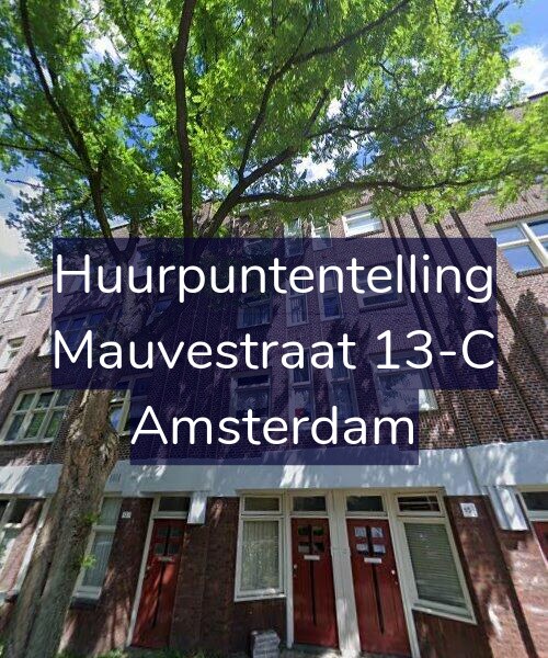 Foto gevel Huurpuntentelling voor Mauvestraat 13-C, Amsterdam