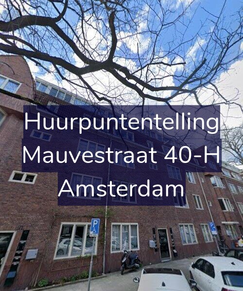Foto gevel Huurpuntentelling voor Mauvestraat 40-H, Amsterdam