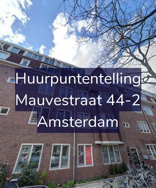 Foto gevel Huurpuntentelling voor Mauvestraat 44-2, Amsterdam