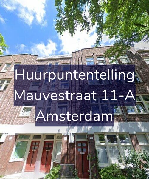 Foto gevel Huurpuntentelling voor Mauvestraat 11-A, Amsterdam