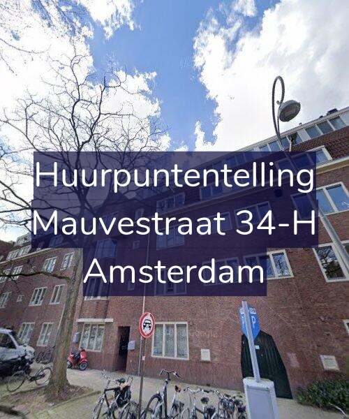 Foto gevel Huurpuntentelling voor Mauvestraat 34-H, Amsterdam