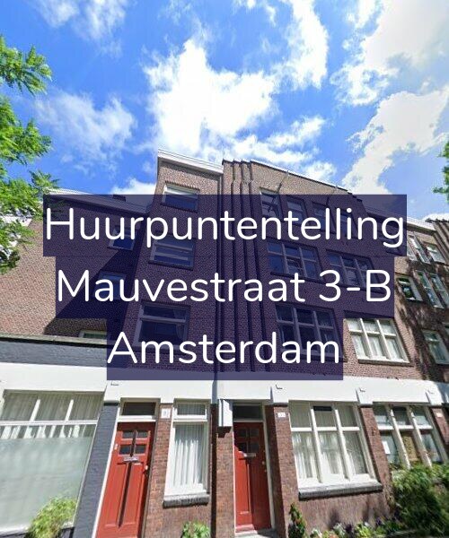 Foto gevel Huurpuntentelling voor Mauvestraat 3-B, Amsterdam