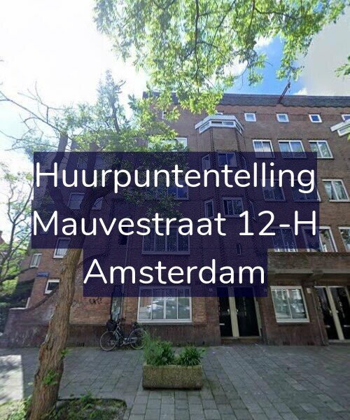 Foto gevel Huurpuntentelling voor Mauvestraat 12-H, Amsterdam