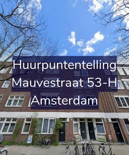Foto gevel Huurpuntentelling voor Mauvestraat 53-H, Amsterdam
