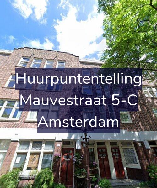 Foto gevel Huurpuntentelling voor Mauvestraat 5-C, Amsterdam