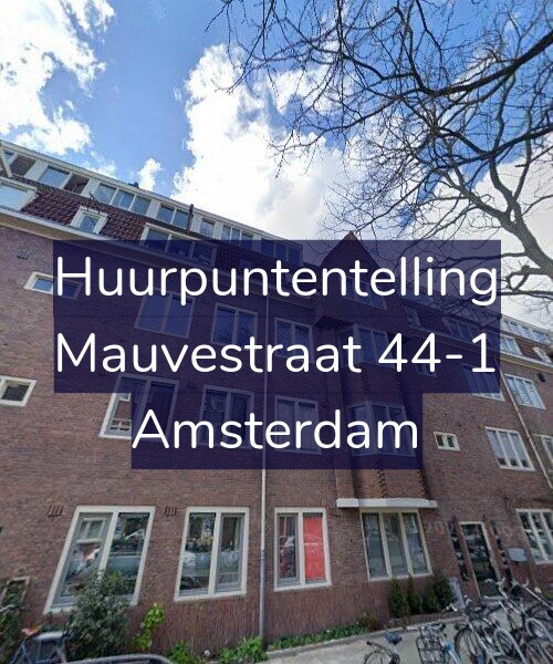 Foto gevel Huurpuntentelling voor Mauvestraat 44-1, Amsterdam