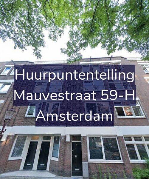 Foto gevel Huurpuntentelling voor Mauvestraat 59-H, Amsterdam