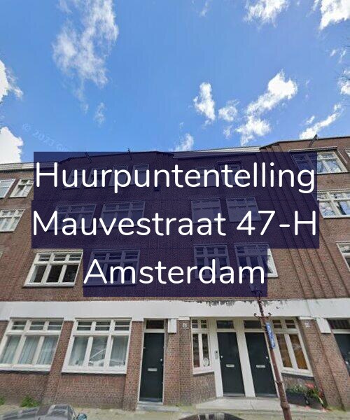Foto gevel Huurpuntentelling voor Mauvestraat 47-H, Amsterdam