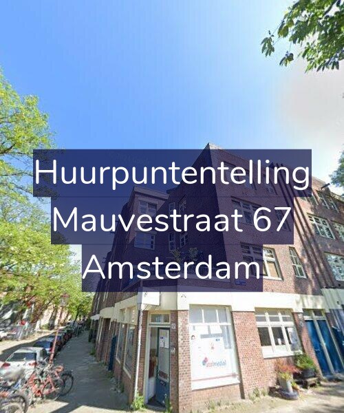 Foto gevel Huurpuntentelling voor Mauvestraat 67, Amsterdam