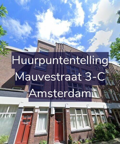 Foto gevel Huurpuntentelling voor Mauvestraat 3-C, Amsterdam