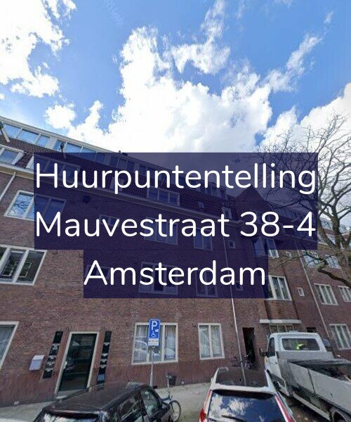 Foto gevel Huurpuntentelling voor Mauvestraat 38-4, Amsterdam