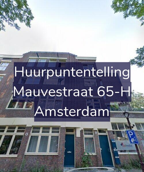 Foto gevel Huurpuntentelling voor Mauvestraat 65-H, Amsterdam