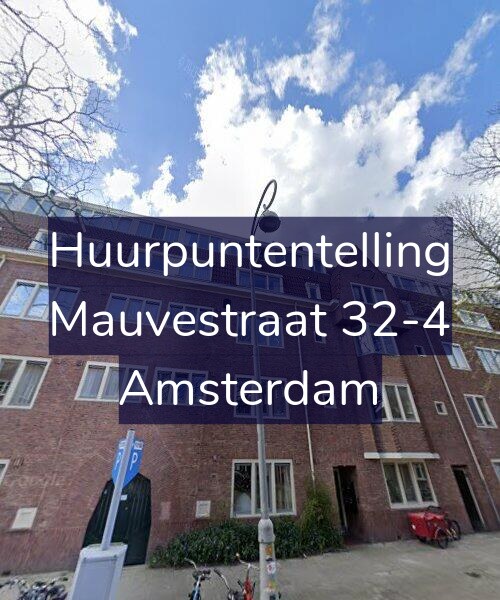 Foto gevel Huurpuntentelling voor Mauvestraat 32-4, Amsterdam