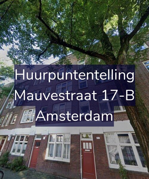 Foto gevel Huurpuntentelling voor Mauvestraat 17-B, Amsterdam
