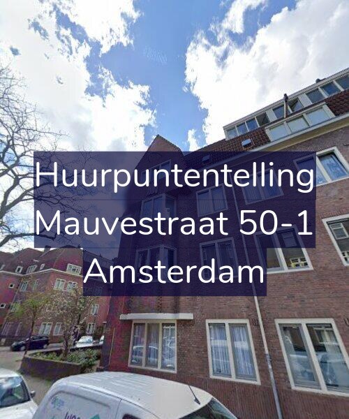 Foto gevel Huurpuntentelling voor Mauvestraat 50-1, Amsterdam