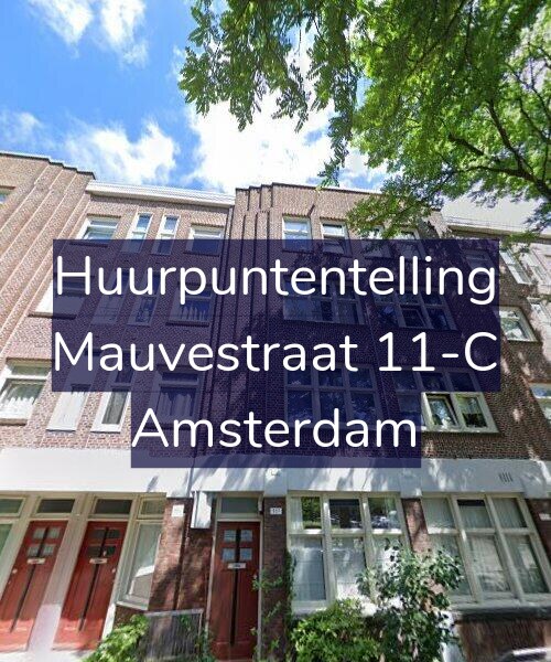 Foto gevel Huurpuntentelling voor Mauvestraat 11-C, Amsterdam