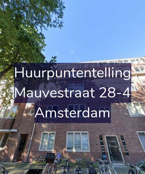 Foto gevel Huurpuntentelling voor Mauvestraat 28-4, Amsterdam