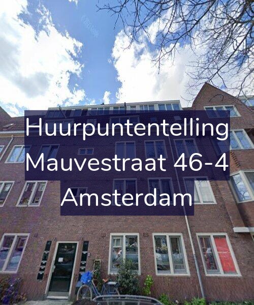 Foto gevel Huurpuntentelling voor Mauvestraat 46-4, Amsterdam