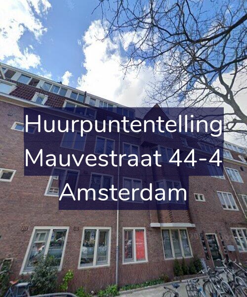 Foto gevel Huurpuntentelling voor Mauvestraat 44-4, Amsterdam