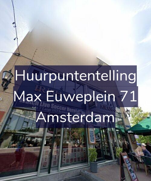 Foto gevel Huurpuntentelling voor Max Euweplein 71, Amsterdam