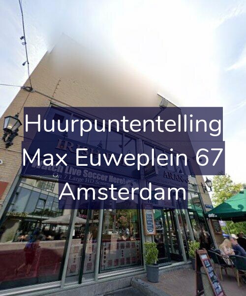 Foto gevel Huurpuntentelling voor Max Euweplein 67, Amsterdam