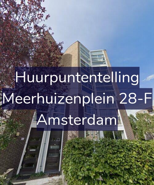 Foto gevel Huurpuntentelling voor Meerhuizenplein 28-F, Amsterdam