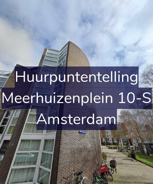 Foto gevel Huurpuntentelling voor Meerhuizenplein 10-S, Amsterdam