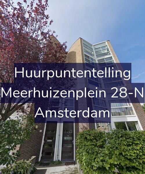 Foto gevel Huurpuntentelling voor Meerhuizenplein 28-N, Amsterdam