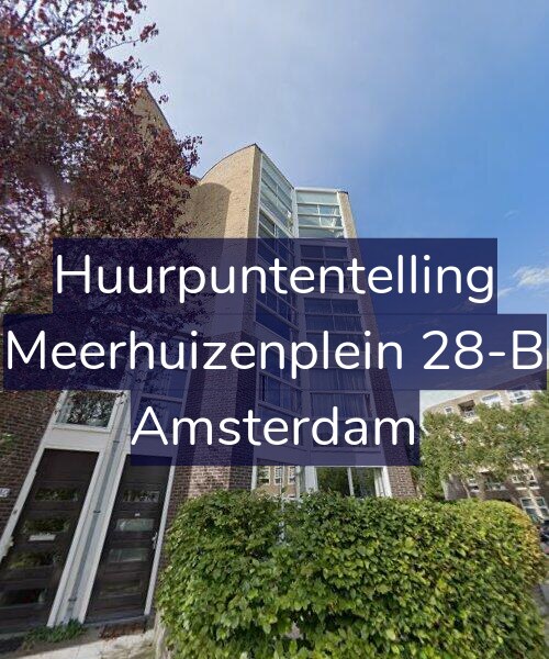Foto gevel Huurpuntentelling voor Meerhuizenplein 28-B, Amsterdam