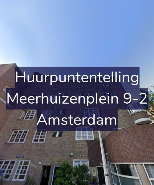 Foto gevel Huurpuntentelling voor Meerhuizenplein 9-2, Amsterdam