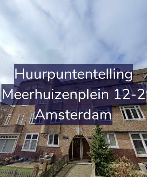 Foto gevel Huurpuntentelling voor Meerhuizenplein 12-2, Amsterdam