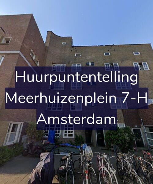 Foto gevel Huurpuntentelling voor Meerhuizenplein 7-H, Amsterdam