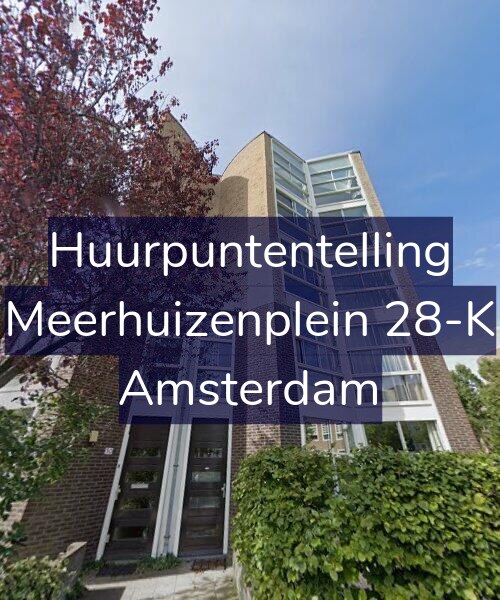 Foto gevel Huurpuntentelling voor Meerhuizenplein 28-K, Amsterdam