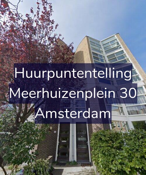 Foto gevel Huurpuntentelling voor Meerhuizenplein 30, Amsterdam