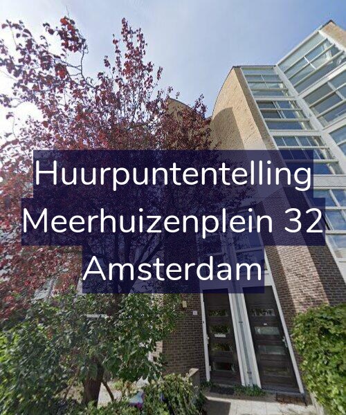 Foto gevel Huurpuntentelling voor Meerhuizenplein 32, Amsterdam