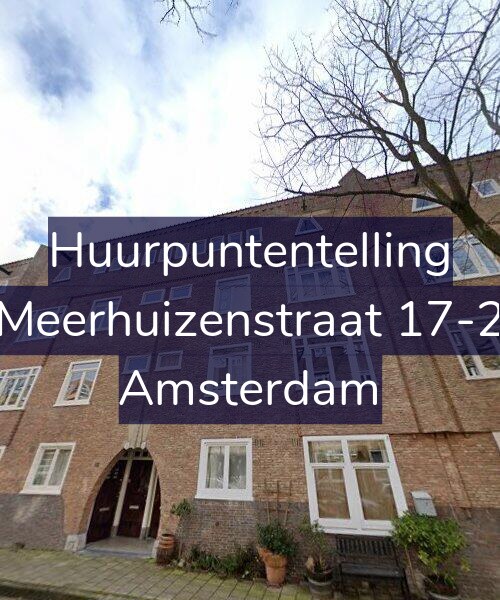 Foto gevel Huurpuntentelling voor Meerhuizenstraat 17-2, Amsterdam