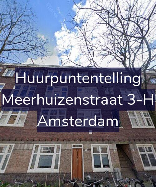 Foto gevel Huurpuntentelling voor Meerhuizenstraat 3-H, Amsterdam