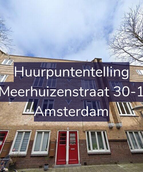 Foto gevel Huurpuntentelling voor Meerhuizenstraat 30-1, Amsterdam