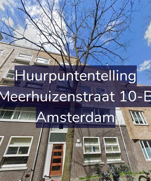 Foto gevel Huurpuntentelling voor Meerhuizenstraat 10-B, Amsterdam