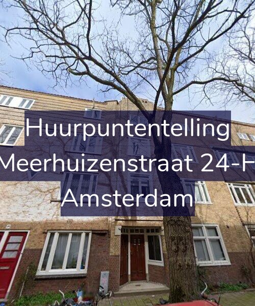 Foto gevel Huurpuntentelling voor Meerhuizenstraat 24-H, Amsterdam