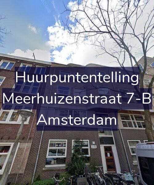 Foto gevel Huurpuntentelling voor Meerhuizenstraat 7-B, Amsterdam