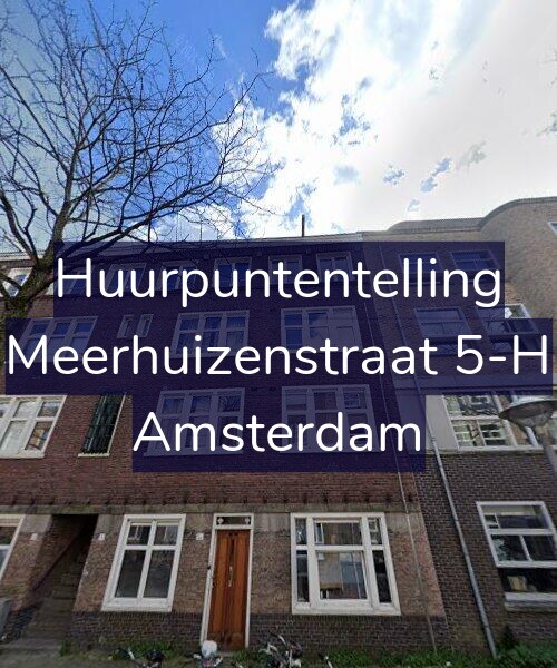 Foto gevel Huurpuntentelling voor Meerhuizenstraat 5-H, Amsterdam