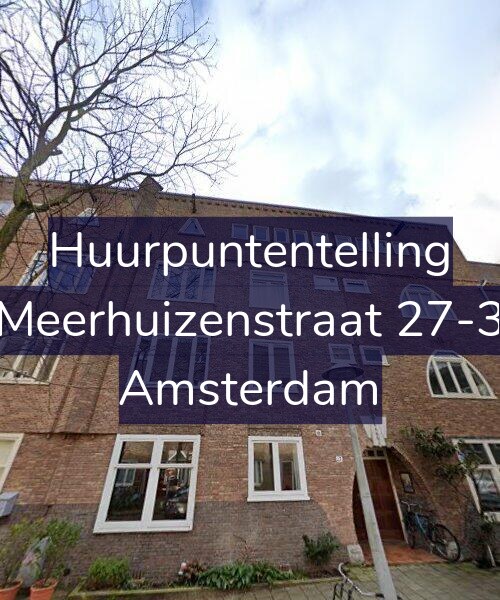 Foto gevel Huurpuntentelling voor Meerhuizenstraat 27-3, Amsterdam