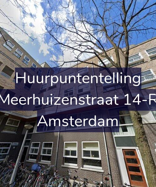 Foto gevel Huurpuntentelling voor Meerhuizenstraat 14-R, Amsterdam