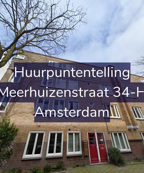 Foto gevel Huurpuntentelling voor Meerhuizenstraat 34-H, Amsterdam